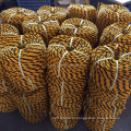 10mm yellow/black tiger rope 100m roll for warning